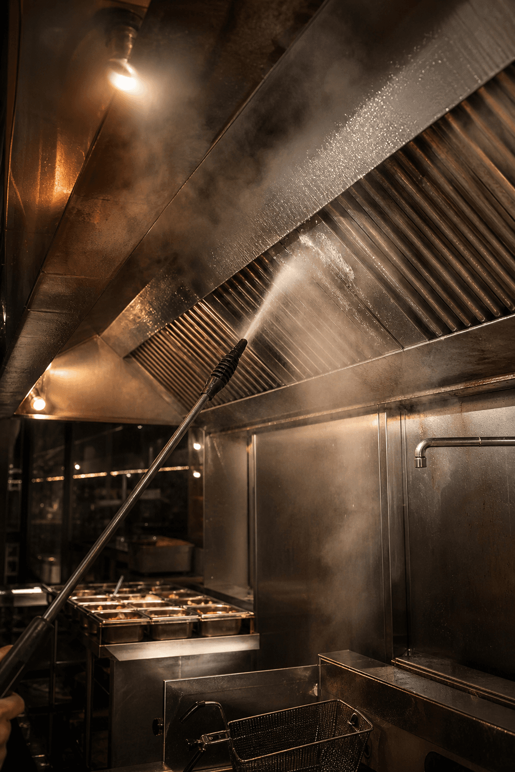 Commercial kitchen hood cleaning equipment for Phoenix